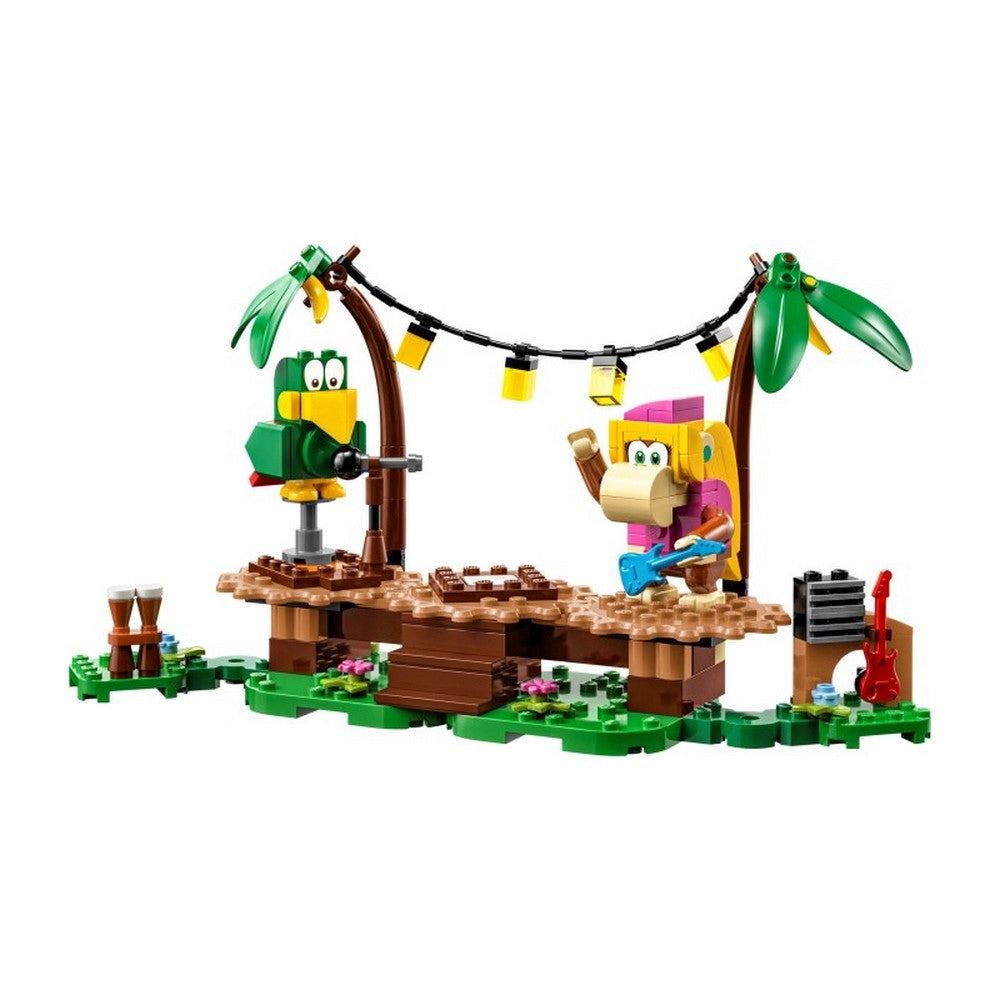 LEGO Super Mario -  Set de extindere - Concertul lui Dixie Kong in jungla 71421, 174 piese