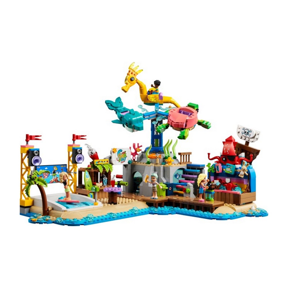 LEGO Friends -  Parc de distractii pe plaja 41737, 1348 piese