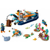 LEGO City Barca pentru scufundari 60377, 182 piese