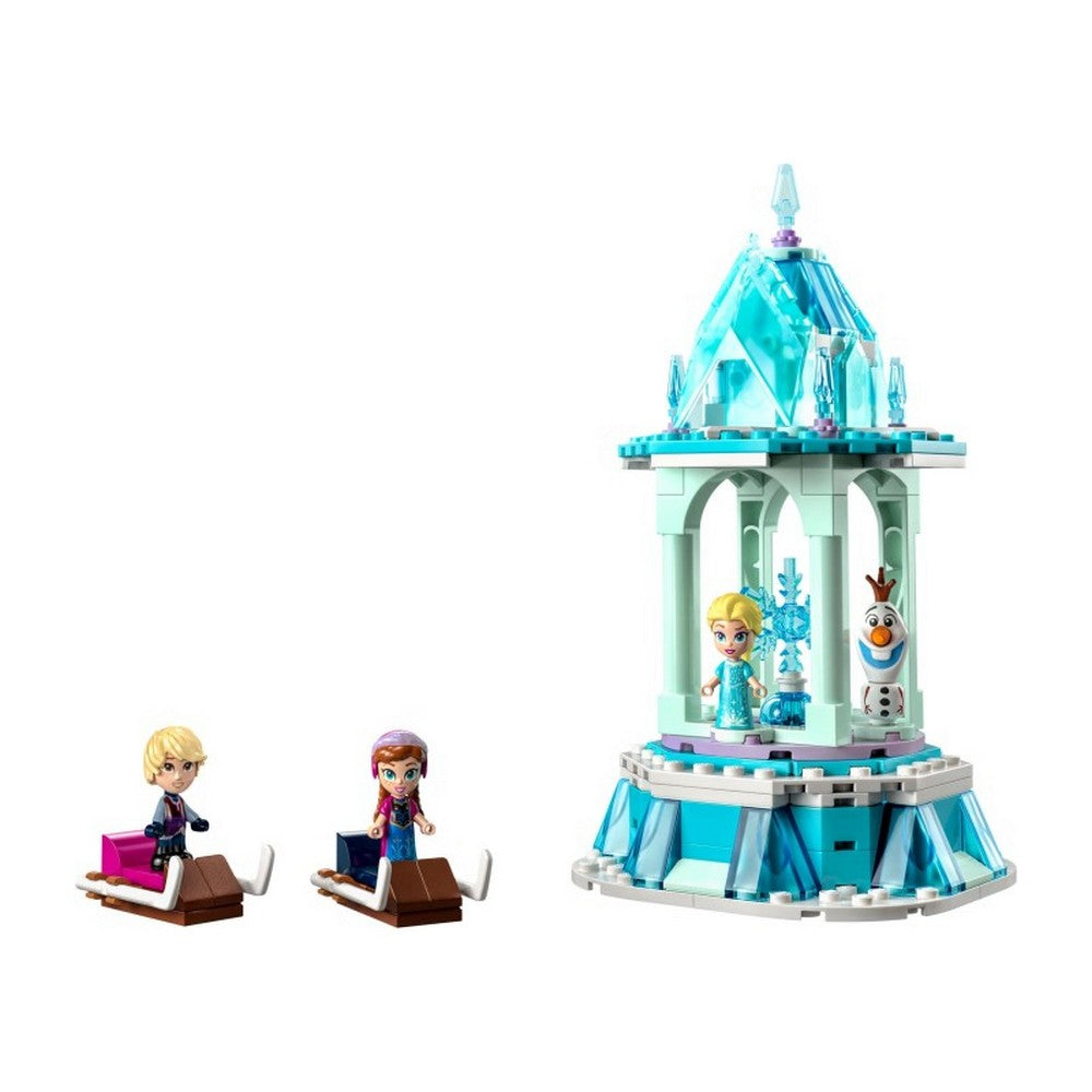 LEGO Disney -  Caruselul Magic al Annei si al Elsei 43218, 175 piese