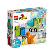 LEGO DUPLO -  Camion de reciclare 10987, 15 piese