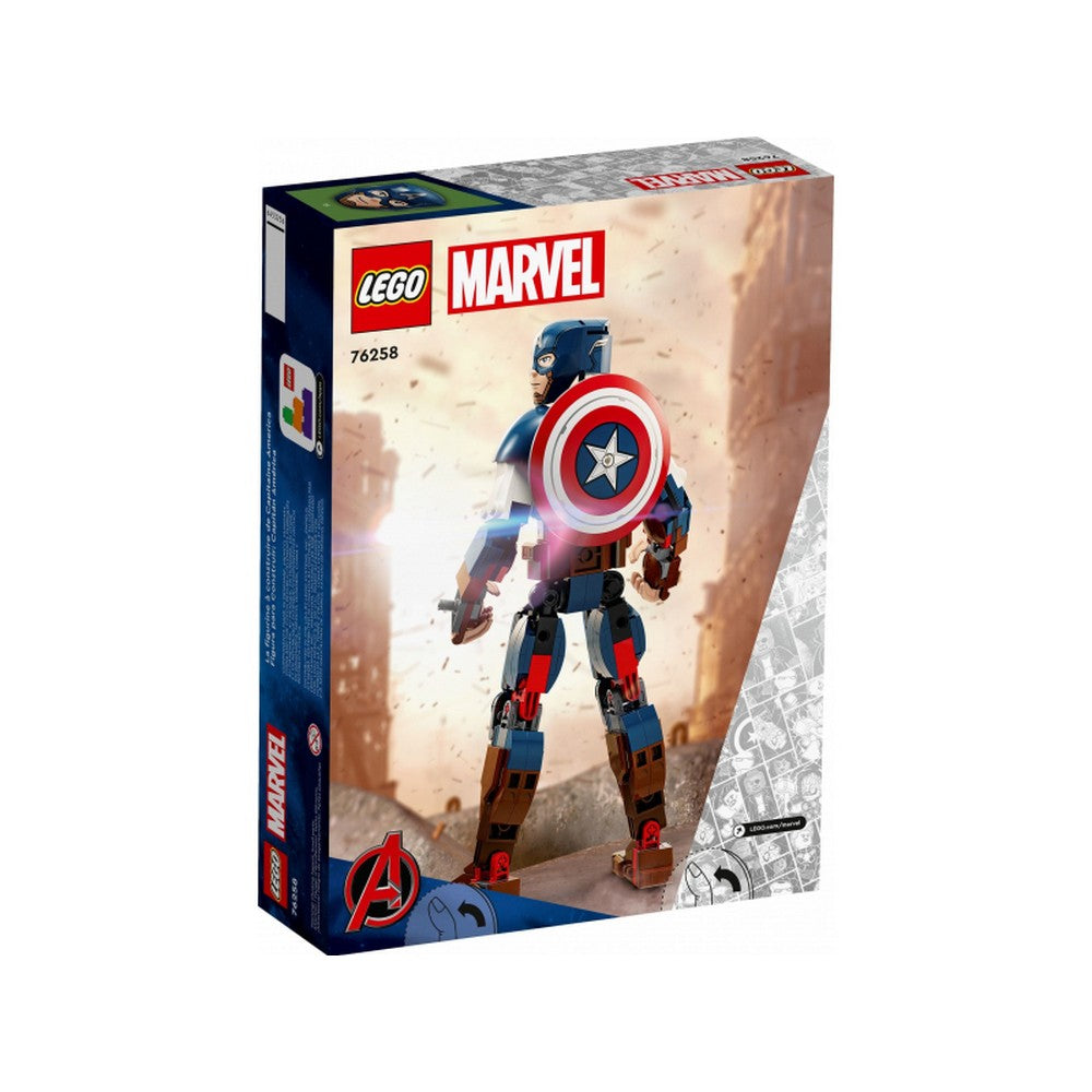 LEGO Marvel Super Heroes -  Figurina de constructie Captain America 76258, 310 piese