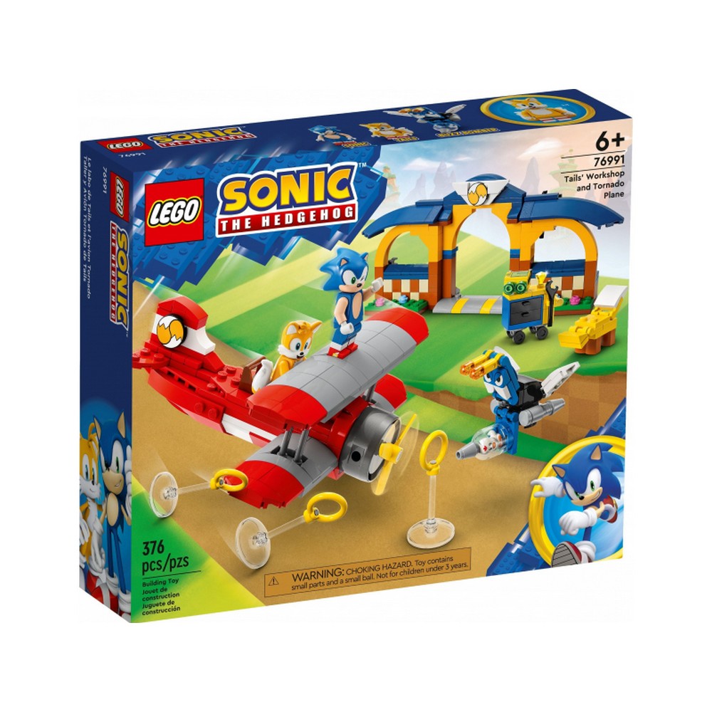 LEGO® Sonic the Hedgehog™ Atelierul lui Tails și avion Tornado 76991