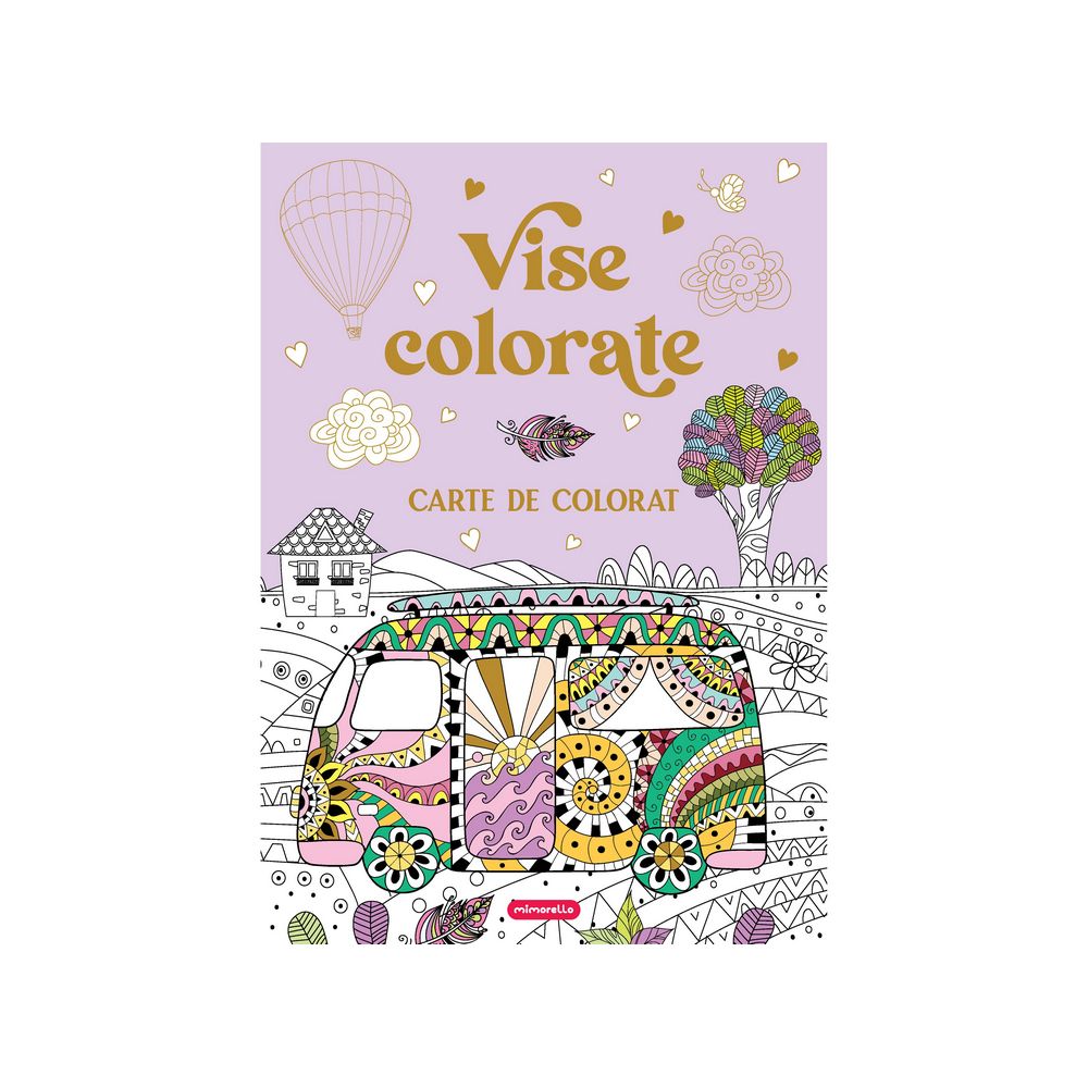 Sclipiri de vis - caiet de colorat în limba română