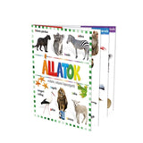 Leporelló Állatok carte cartonată în limba maghiară 