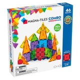 MAGNA-TILES Combo + microMAGS, set magnetic de construcție de 46 de piese