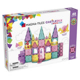 MAGNA-TILES Castle Deluxe, set magnetic de construcție, 48 de piese