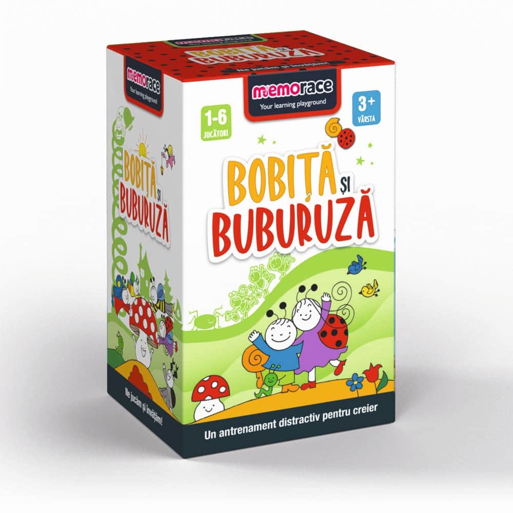 MemoRace - Bobiță și Buburuză joc de societate în limba română
