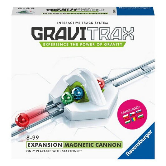 Joc de constructie Gravitrax Magnetic Cannon, Tun Magnetic, set de accesorii