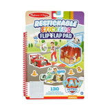 Melissa & Doug Caiet cu autocolante reutilizabile, Paw Patrol Misiuni