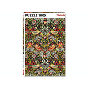 Puzzle 1000 de piese - William Morris: Model textil „Hoțul de căpșuni”