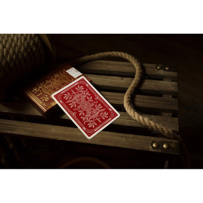 Monarchs, Theory11 Playing Cards - Red - verso la cartile de joc