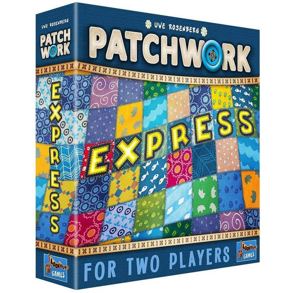 Patchwork Express Joc de societate în limba Engleză cutia din fata
