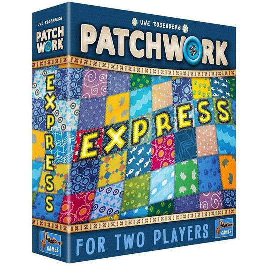 Patchwork Express Joc de societate în limba Engleză cutia din fata