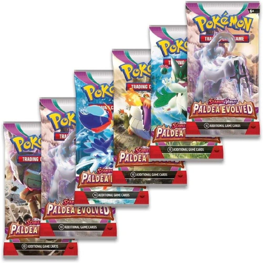 Pokémon TCG: Scarlet & Violet - Paldea Evolved - Booster Pack cu 10 cărți