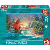 Ez a Schmidt Thomas Kinkade Disney Moana 1000 darabos puzzle egy lenyűgöző trópusi jelenetet ábrázol, amely életre kelti Moana és Maui kalandját a nyílt tengeren. A prémium minőségű puzzle részletgazdag grafikája és élénk színei tökéletes élményt nyújtanak minden Disney- és puzzle-rajongónak.