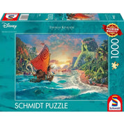 Ez a Schmidt Thomas Kinkade Disney Moana 1000 darabos puzzle egy lenyűgöző trópusi jelenetet ábrázol, amely életre kelti Moana és Maui kalandját a nyílt tengeren. A prémium minőségű puzzle részletgazdag grafikája és élénk színei tökéletes élményt nyújtanak minden Disney- és puzzle-rajongónak.