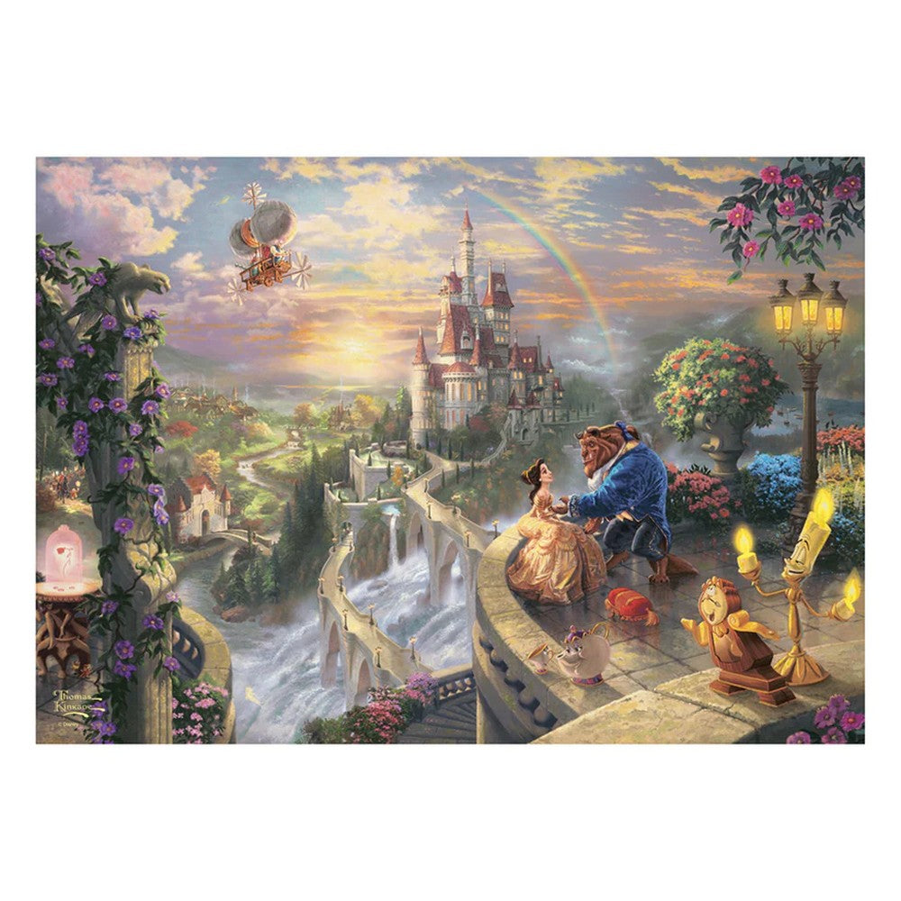 Puzzle Schmidt - Thomas Kinkade: Disney Frumoasa și Bestia, 500 de piese