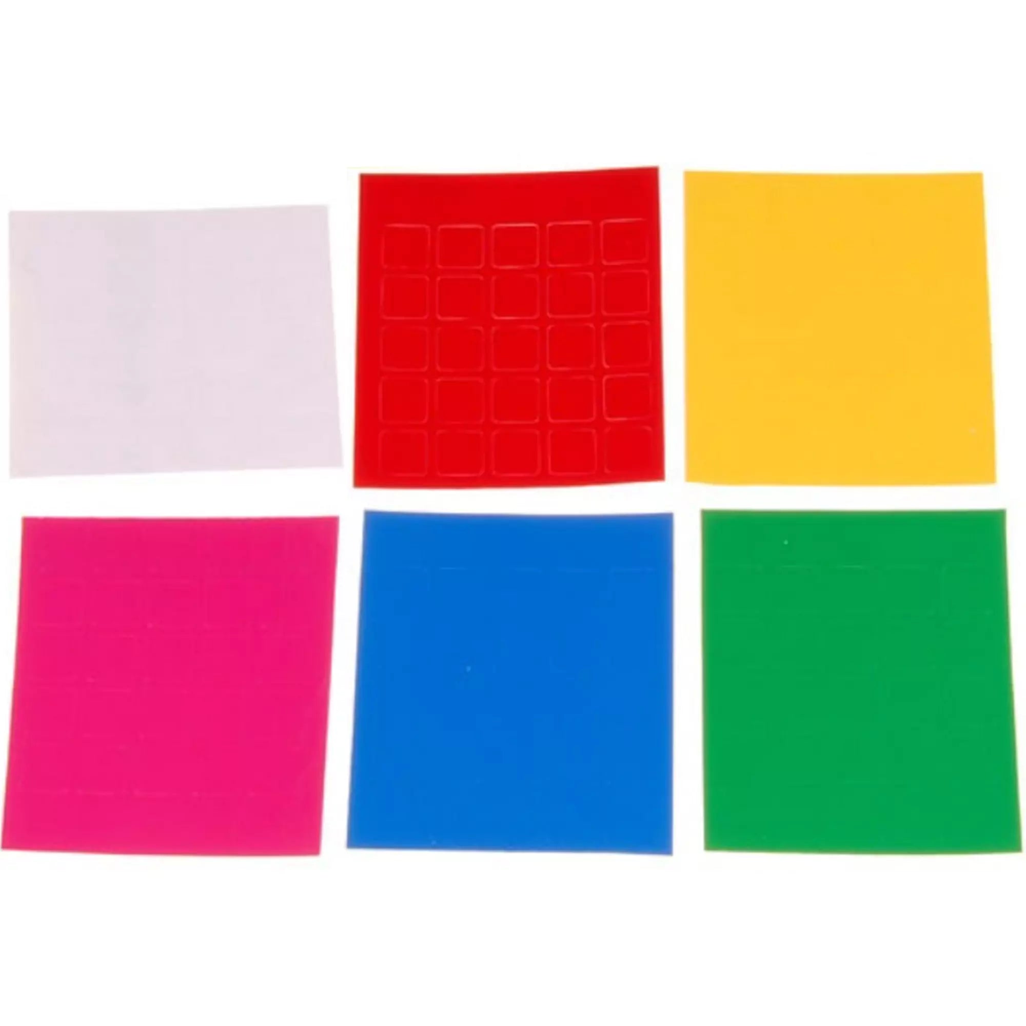  Rubik-kocka matrica készlet 4x4 – Élénk színű, tartós matricák a 4x4-es Rubik-kocka megújításához, könnyen felhelyezhető kivitelben.