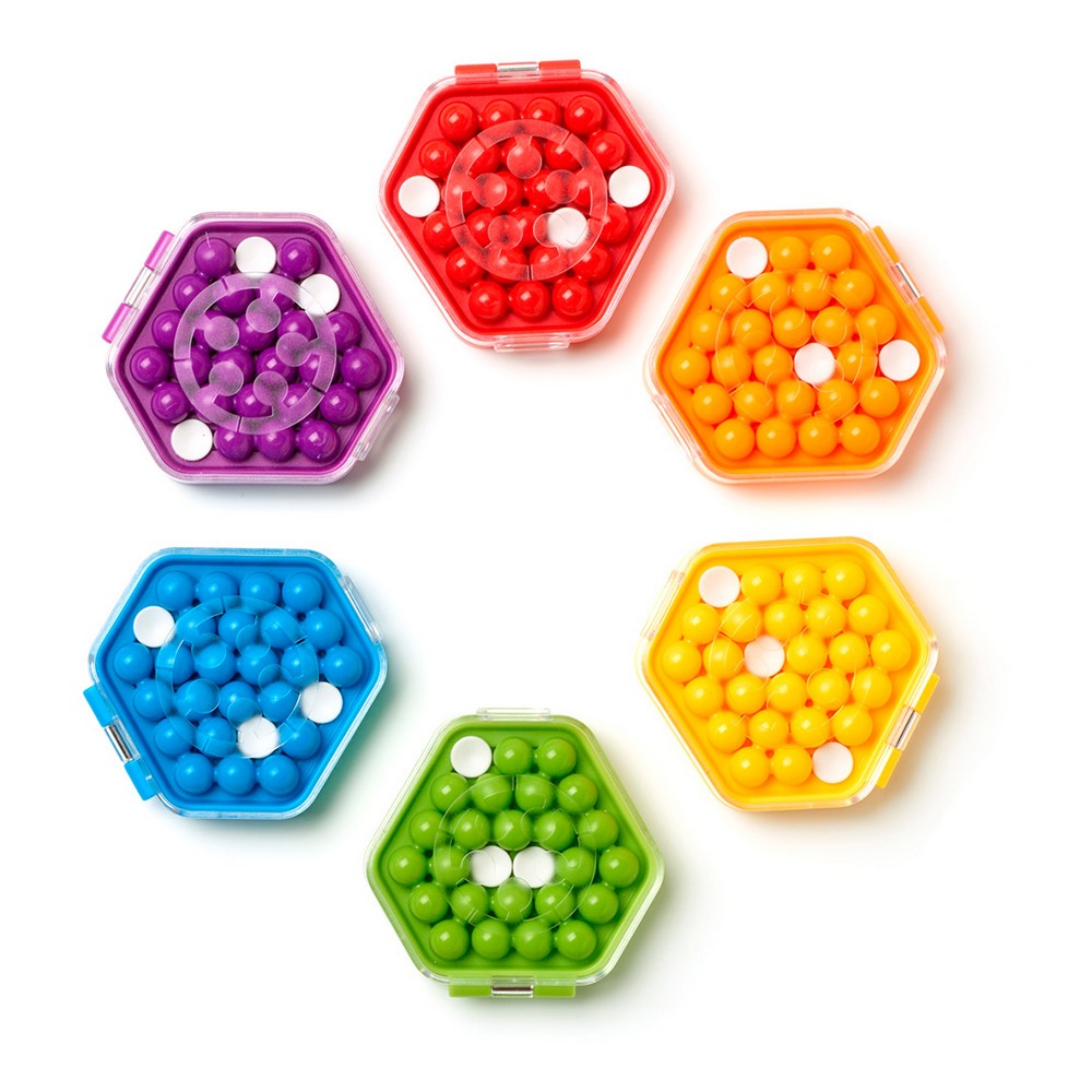 Smart Games IQ Mini Hexpert mai multe cutii in difetire culori