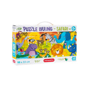 Joc educativ - Puzzle lung Safari, 40 de piese