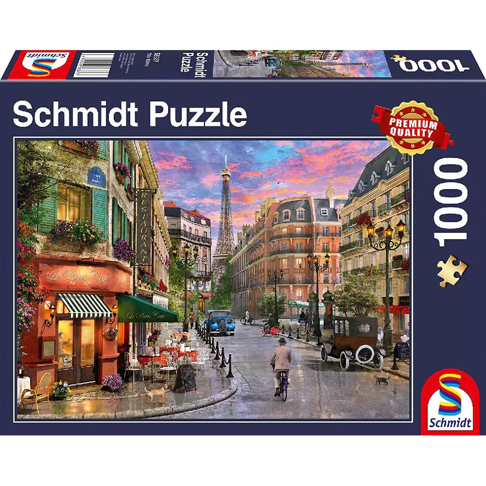 Puzzle Schmidt: Drumul către Turnul Eiffel, 1000 de piese