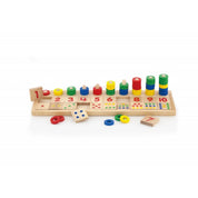 Numără și asociază Viga Toys