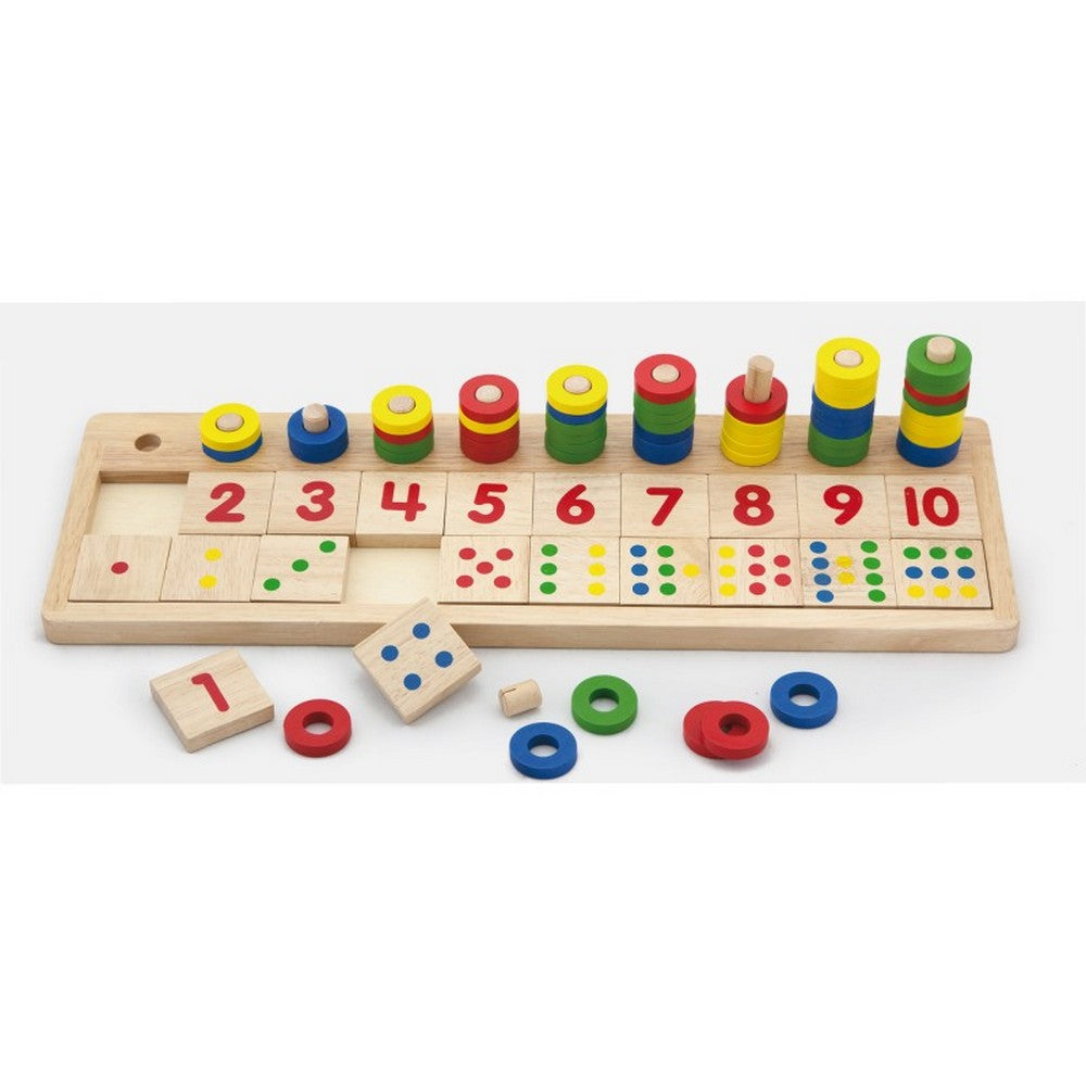 Numără și asociază Viga Toys