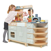 Tender Leaf Toys La Fiamma Grand, bucătărie de jucărie din lemn TL8207