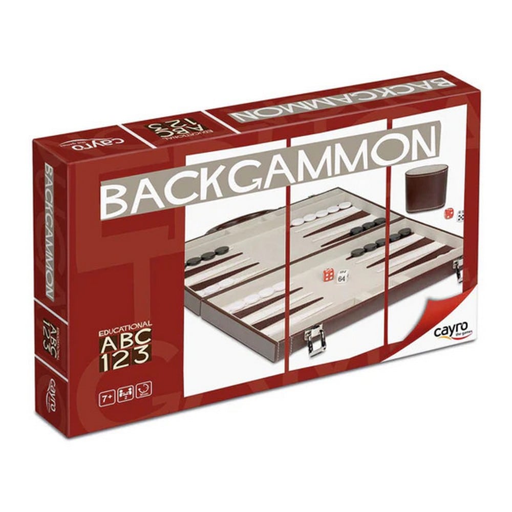 Premium Quality Backgammon în geantă - joc de societate în limba engleză