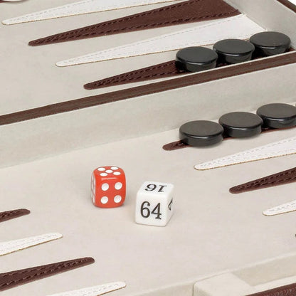 Joc Table/Backgammon premium în geantă de piele