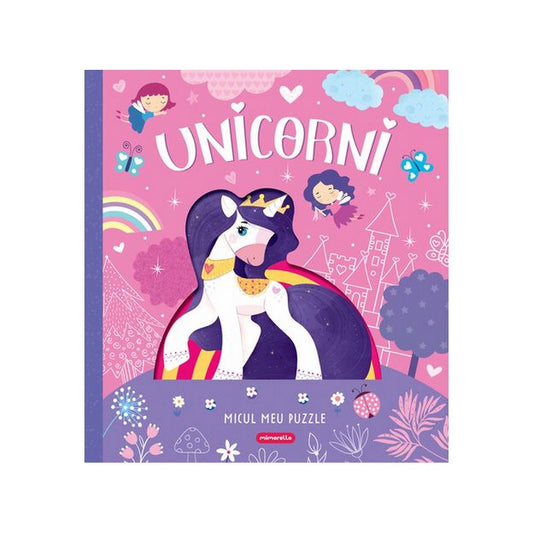 Unicorni - Micul meu puzzle coperta carte cu puzzle pentru copii