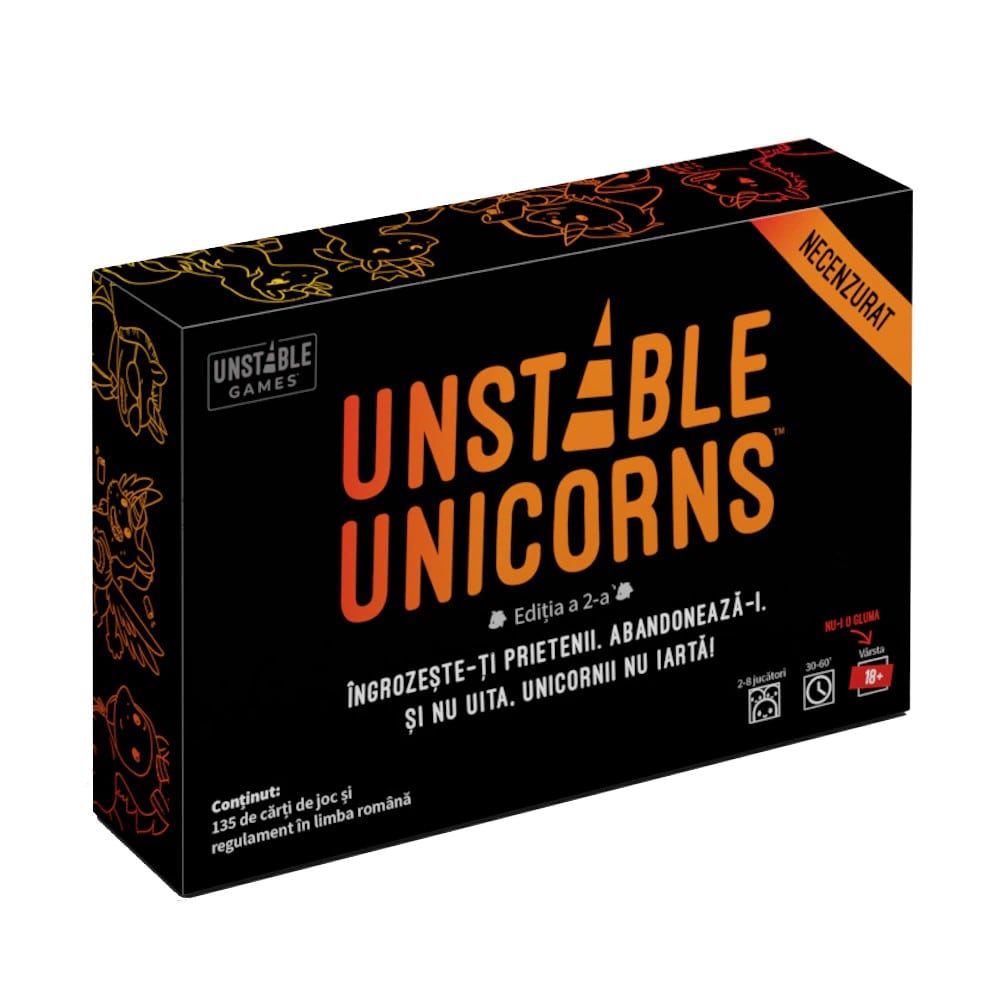 Unstable Unicorns: NSFW 18+ joc de societate în limba română