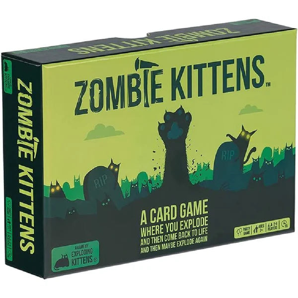 Exploding Kittens: Zombie Kittens román nyelvű társasjáték