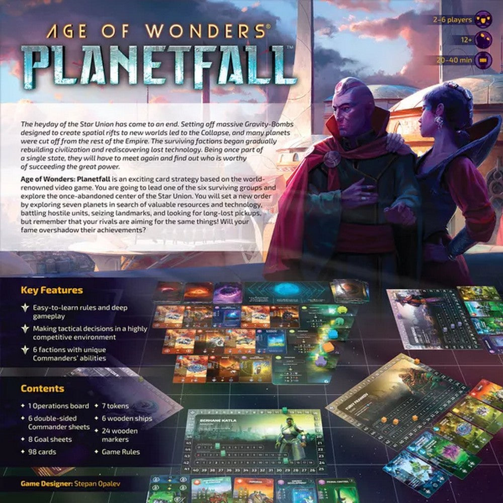 Age of Wonders: Planetfall joc de societate în limba engleză