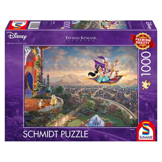 Puzzle Schmidt: Thomas Kinkade - Disney - Aladdin, 1000 piese