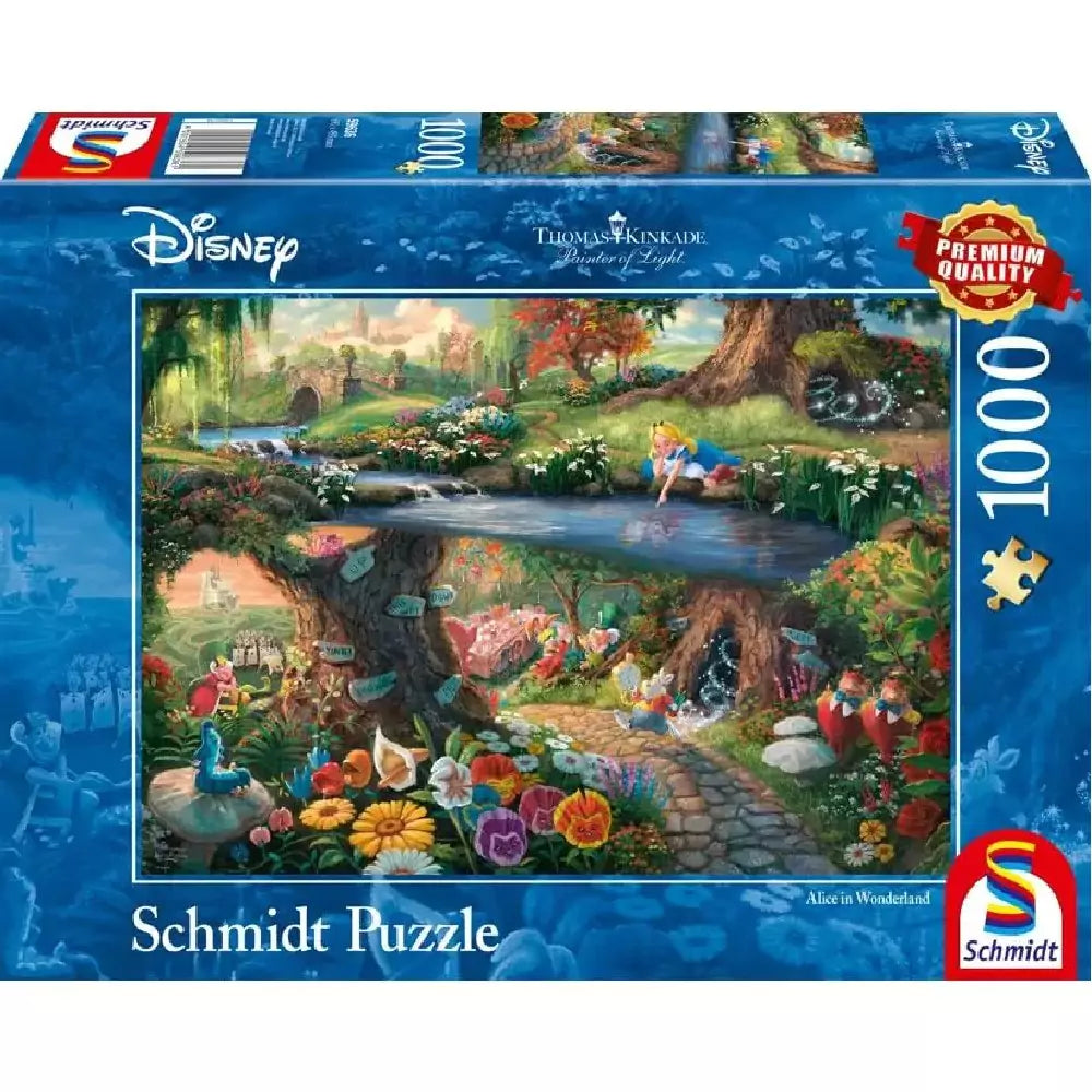 Puzzle Schmidt: Disney - Alice în Țara Minunilor, 1000 de piese