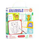 Animale Desenăm pas cu pas, joc educativ în limba română
