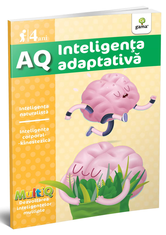 AQ 4 ani- carte cu exerciții pentru dezvoltarea inteligenței adaptative coperta