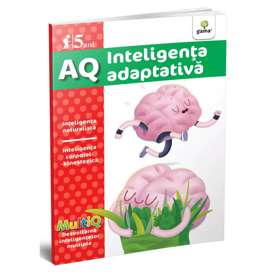 AQ 5 ani- carte cu exerciții pentru dezvoltarea inteligenței adaptative coperta