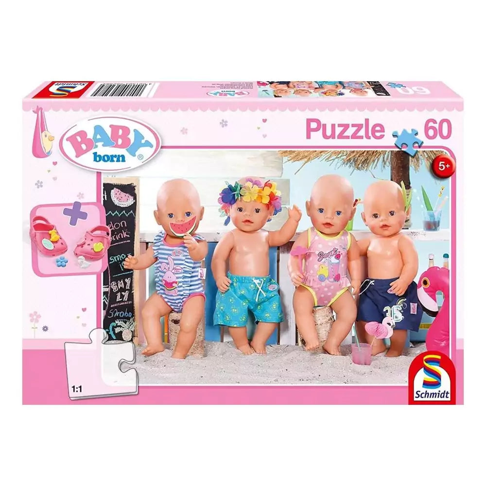 Puzzle Schmidt: Baby Born puzzle - In summer, 60 piese