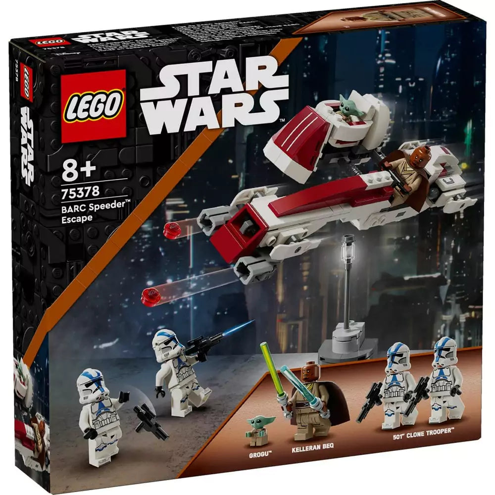 LEGO Star Wars Evadare pe motocicleta de viteză BARC 75378 cutia