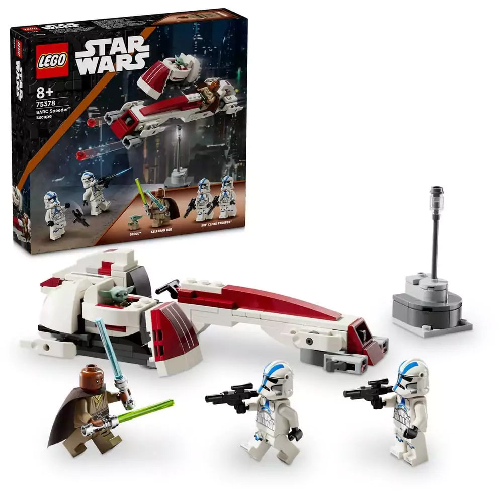 LEGO Star Wars Evadare pe motocicleta de viteză BARC 75378