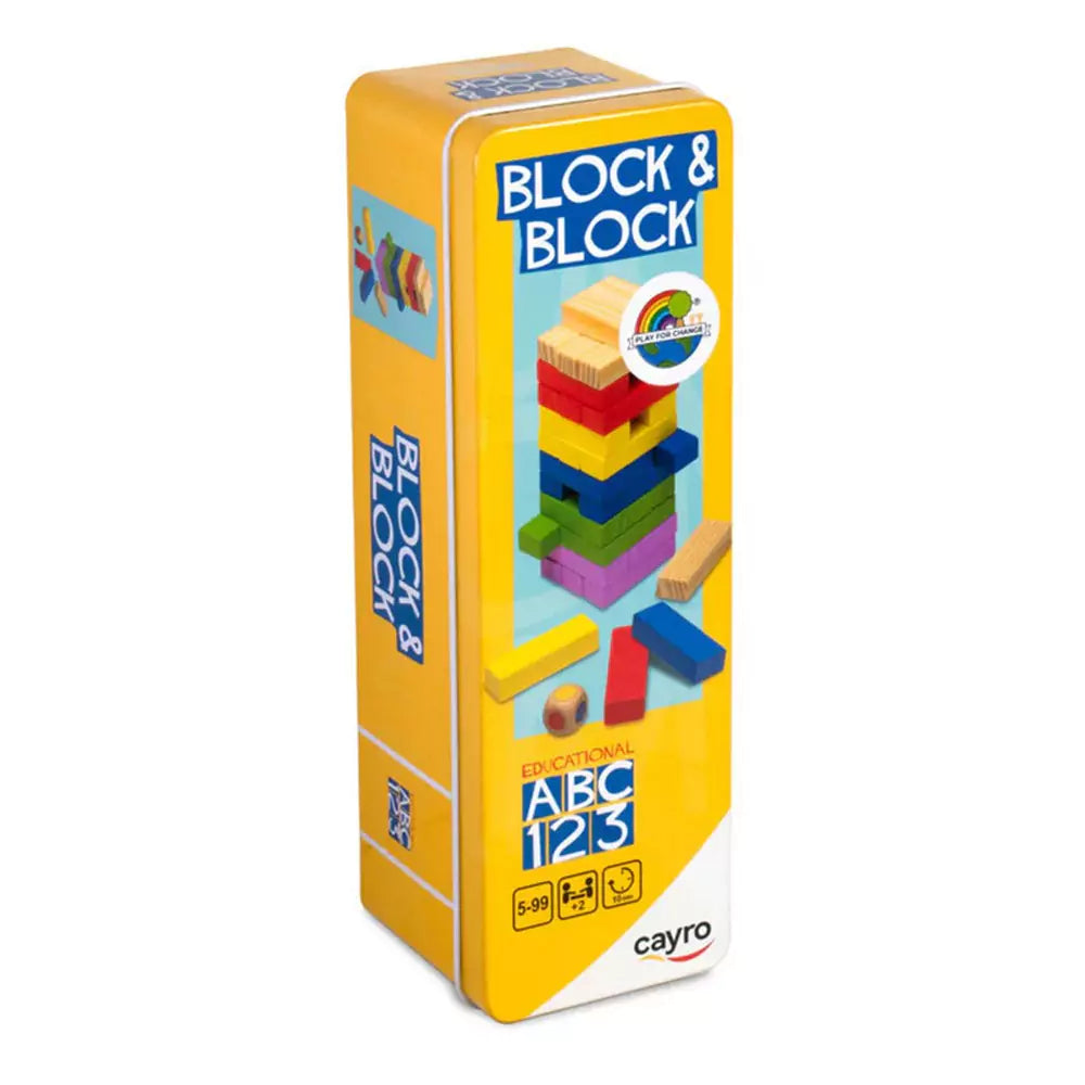 Block & Block - joc de dexteritate, cutie metalică