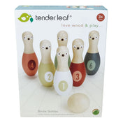 Set de bowling din lemn premium Birdie Skittles 7 piese TL8621