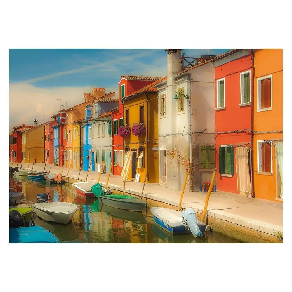 Puzzle Schmidt: Bright Houses on the Island of Burano, 1000 piese