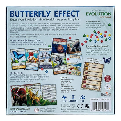 Evolution: New World – Butterfly Effect - Extensie în limba engleză