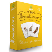 Câini și pisici - joc educativ Montessori, vocabular