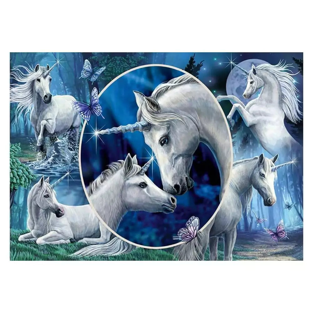 Puzzle Schmidt: Lisa Parker - Charming unicorns, 1000 piese