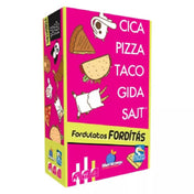 Cica, pizza, taco, gida, sajt, joc de societate în limba maghiară